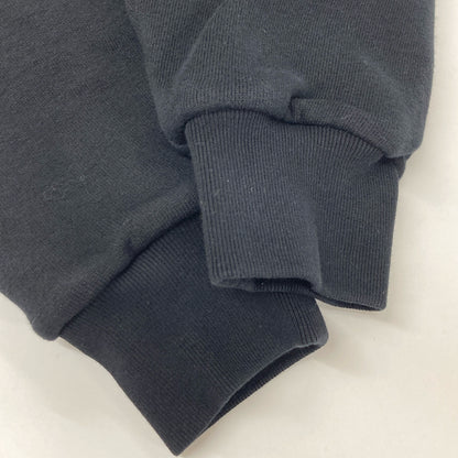 BALENCIAGA バレンシアガ 556086 18年 ブラック オーバーサイズ バック 刺繍 パーカー トップス XS