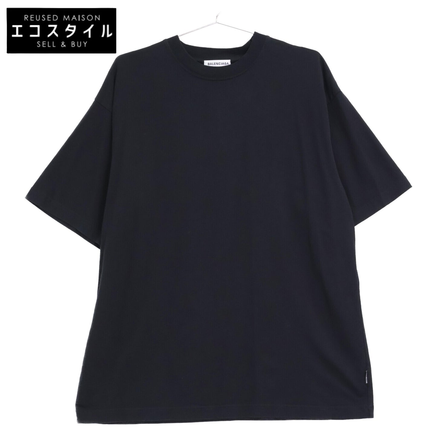 BALENCIAGA バレンシアガ 556089 18年 オーバーサイズ バック刺繍 トップス XS
