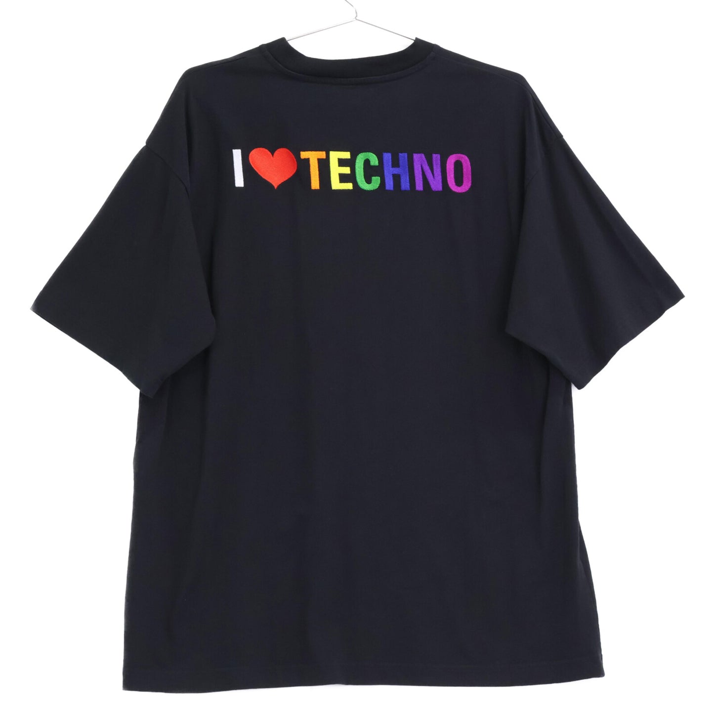 BALENCIAGA バレンシアガ 556089 18年 オーバーサイズ バック刺繍 トップス XS