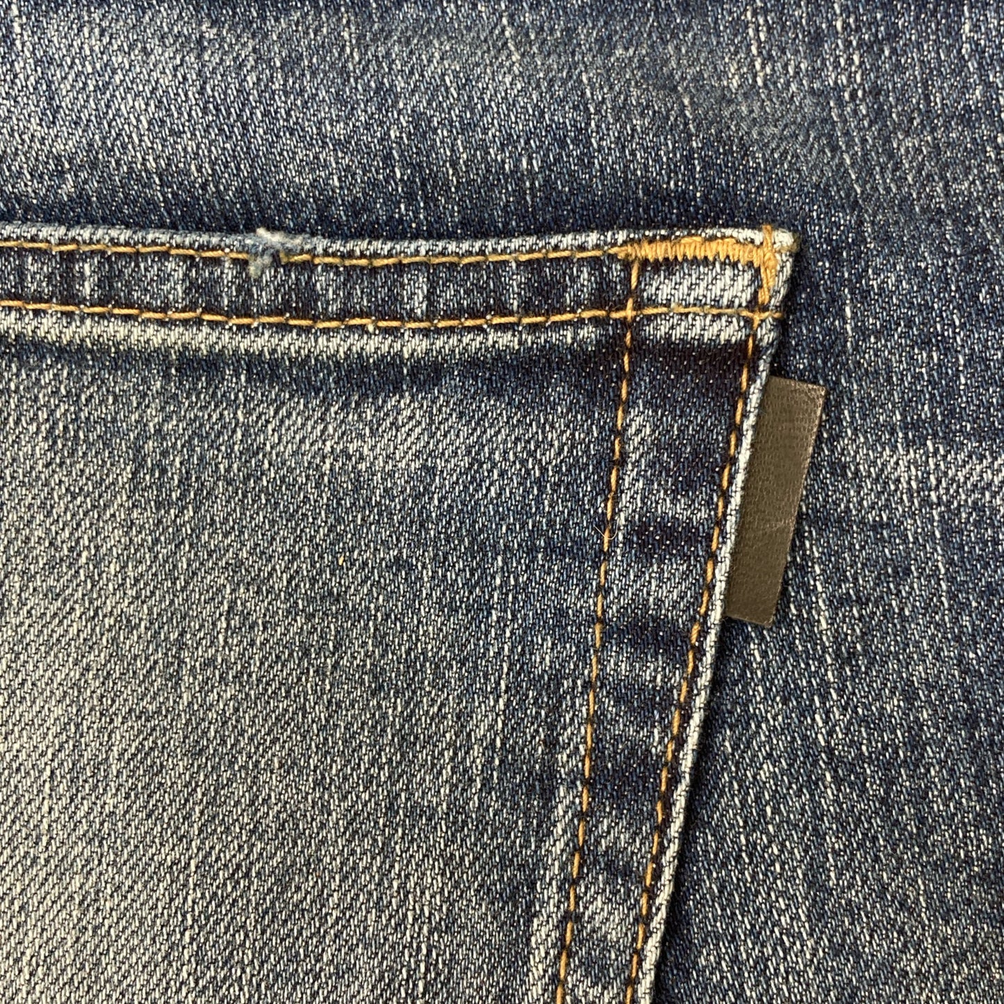 SAINT LAURENT PARIS サンローランパリ 527494 18年 ｲﾝﾃﾞｨｺﾞ ｸﾗｯｼｭ加工 ﾃﾞﾆﾑﾊﾟﾝﾂ ボトムス 30