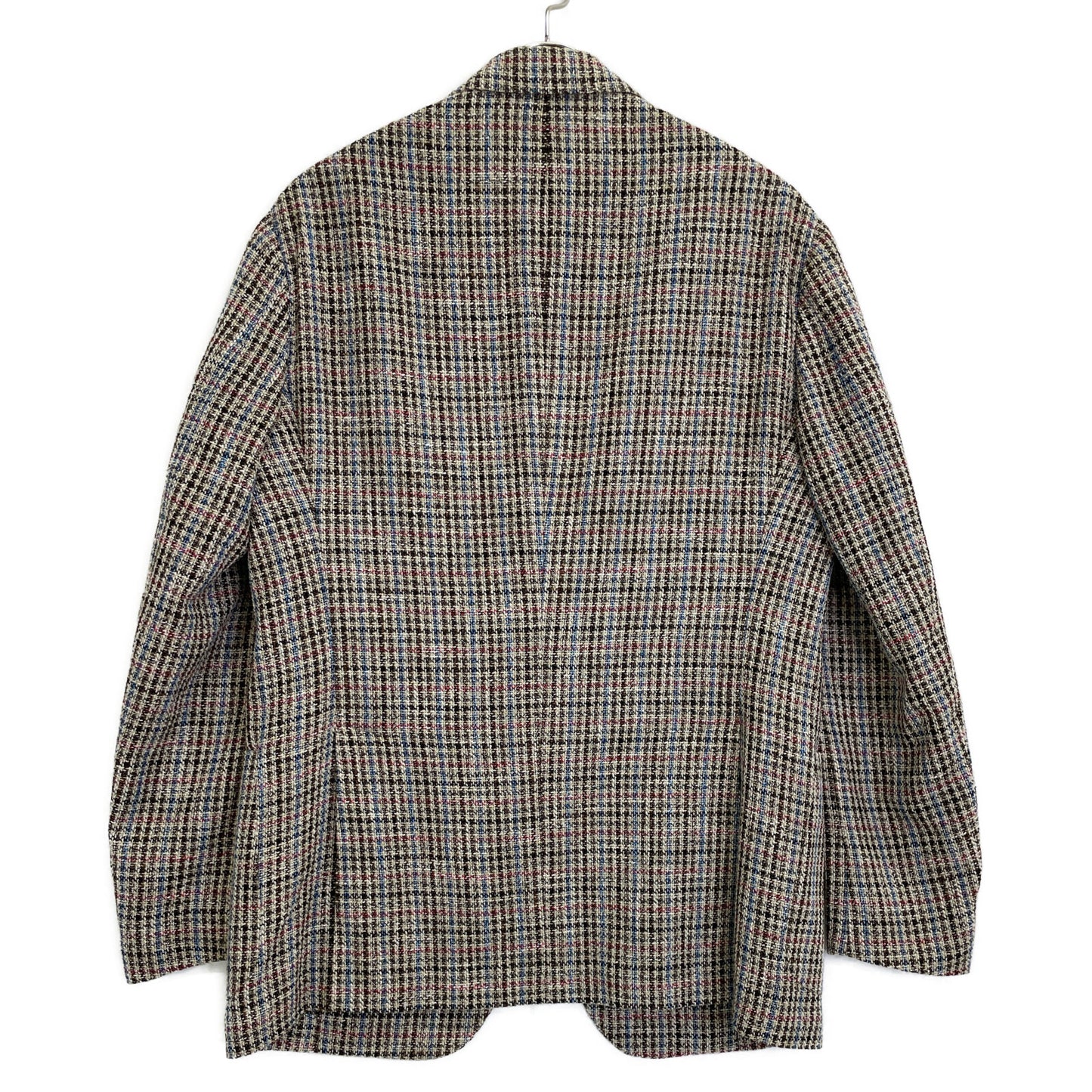 BAGNOLI バニョーリ TLUBQ013 ブラウン ツイード サイドベンツ 2Bテーラードジャケット ジャケット 50