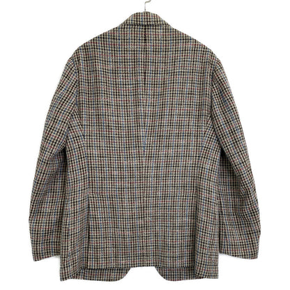 BAGNOLI バニョーリ TLUBQ013 ブラウン ツイード サイドベンツ 2Bテーラードジャケット ジャケット 50