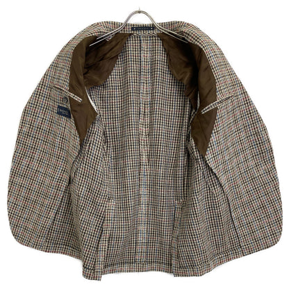 BAGNOLI バニョーリ TLUBQ013 ブラウン ツイード サイドベンツ 2Bテーラードジャケット ジャケット 50