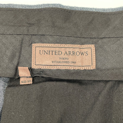 UNITED ARROWS ユナイテッドアローズ 1114-177-9046 ｼｬﾝﾌﾞﾚｰ ｽﾄﾚｰﾄ 2ｲﾝﾌﾟﾘｰﾂ ｽﾗｯｸｽ ボトムス 50