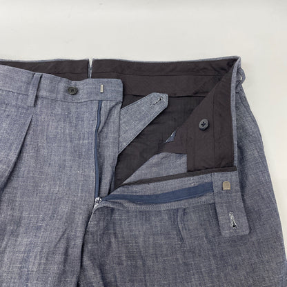 UNITED ARROWS ユナイテッドアローズ 1114-177-9046 ｼｬﾝﾌﾞﾚｰ ｽﾄﾚｰﾄ 2ｲﾝﾌﾟﾘｰﾂ ｽﾗｯｸｽ ボトムス 50