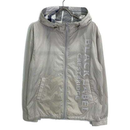BLACK LABEL CRESTBRIDGE ブラックレーベルクレストブリッジ 51P25-415-42 ホワイト リバーシブル ジップアップ ナイロンパーカー ジャケット LL