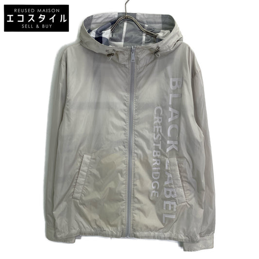 BLACK LABEL CRESTBRIDGE ブラックレーベルクレストブリッジ 51P25-415-42 ホワイト リバーシブル ジップアップ ナイロンパーカー ジャケット LL