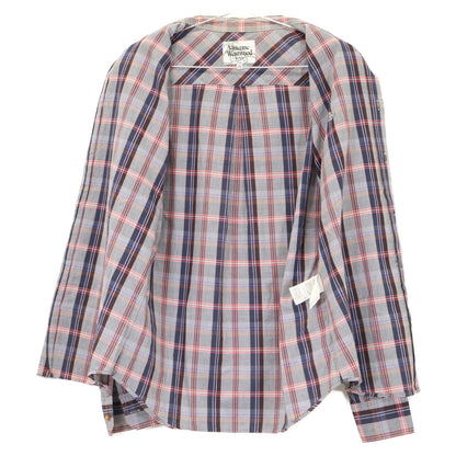 VIVIENNE WESTWOOD MAN ヴィヴィアンウエストウッドマン 289038 グルービーチェック クラシックシャツ トップス 46
