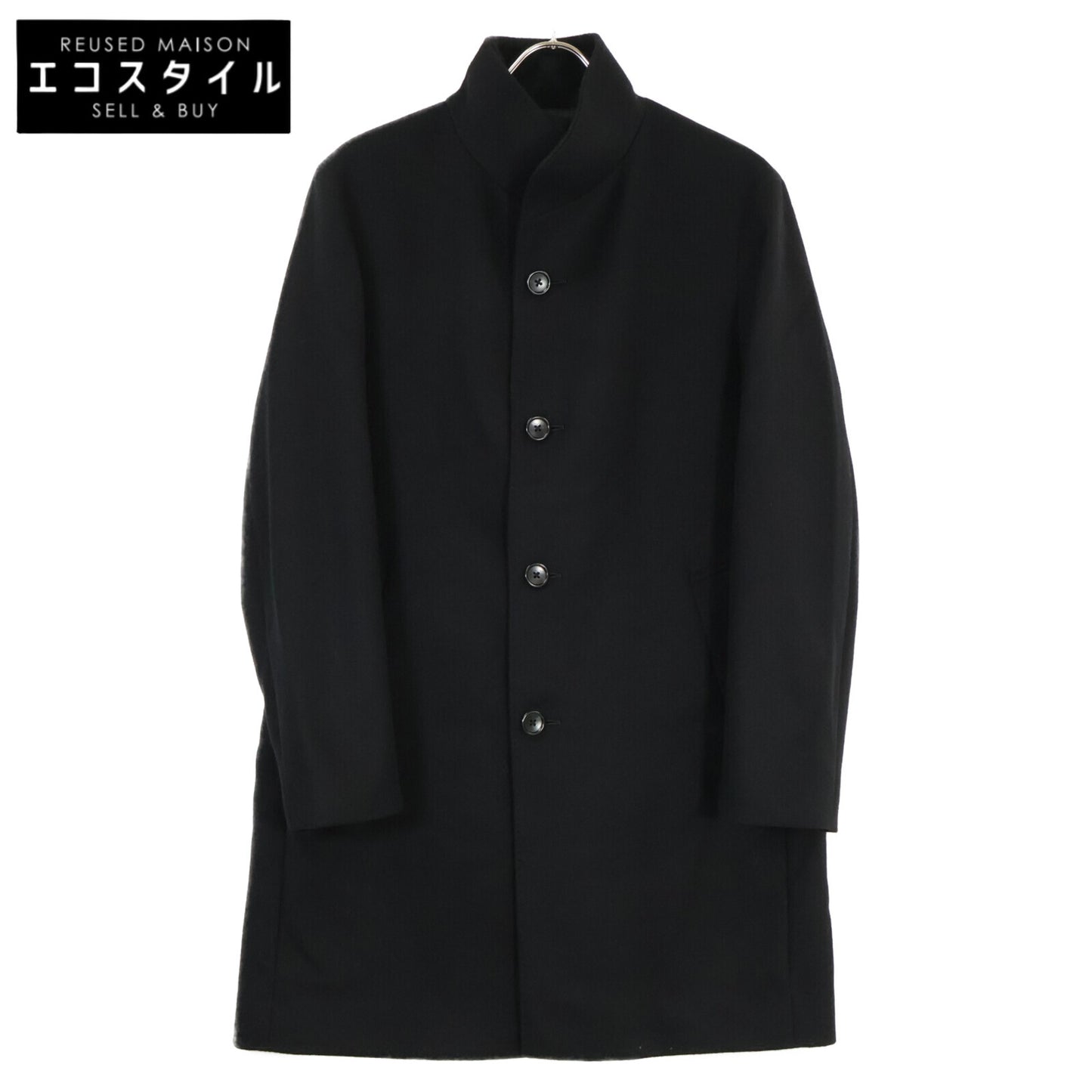 TAKEO KIKUCHI タケオキクチ 【美品】BB931-91001 ウールｘカシミヤ スタンドカラー コート 1