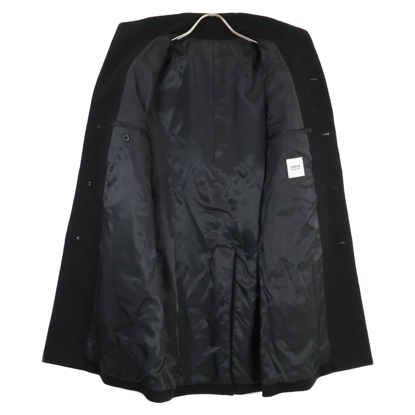 TAKEO KIKUCHI タケオキクチ 【美品】BB931-91001 ウールｘカシミヤ スタンドカラー コート 1