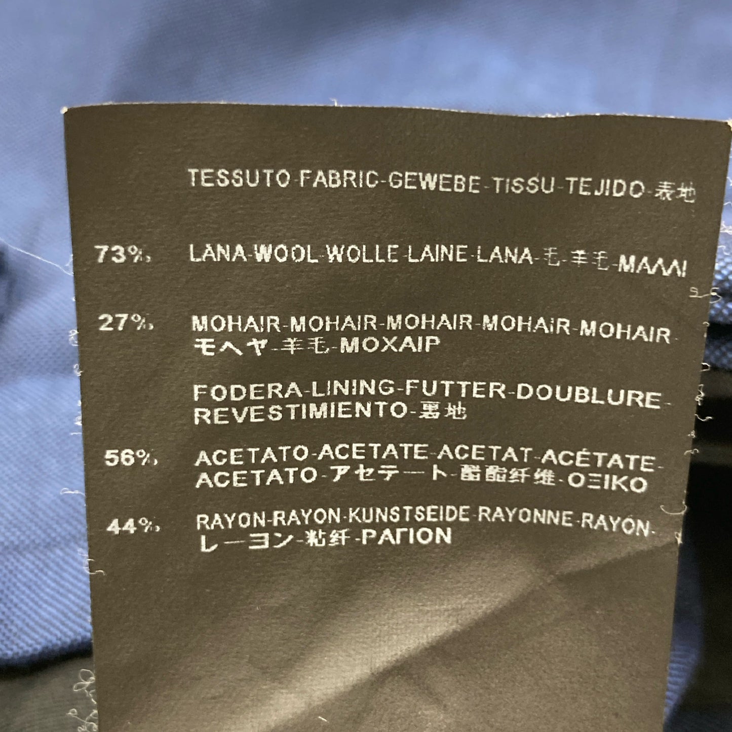 BALENCIAGA バレンシアガ 15SS 372044 ブルー ウール タック ハーフパンツ ボトムス 46