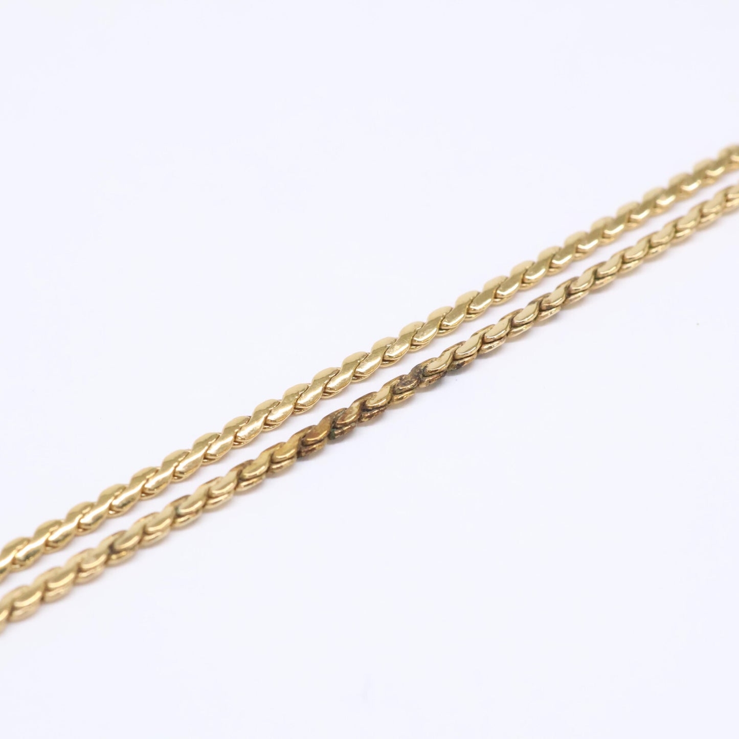 Christian Dior クリスチャンディオール ラインストーン ロゴ ハートトップ ネックレス