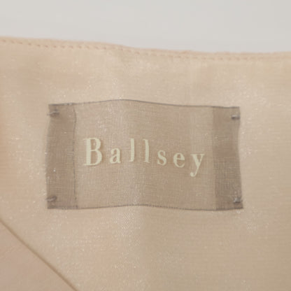 BALLSEY ボールジー 23SS ライトピンク ブルームカットジャカード パフスリーブブラウス トップス 36