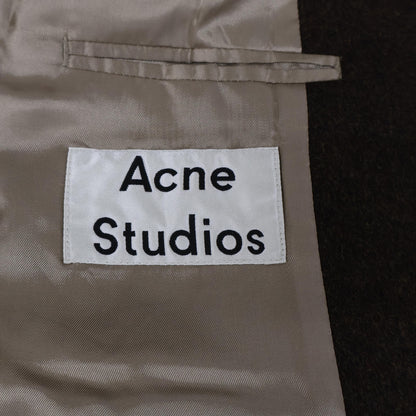 ACNE STUDIOS アクネ ストゥディオズ ブラウン ウール GAVIN チェスターコート コート 44