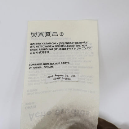 ACNE STUDIOS アクネ ストゥディオズ ブラウン ウール GAVIN チェスターコート コート 44