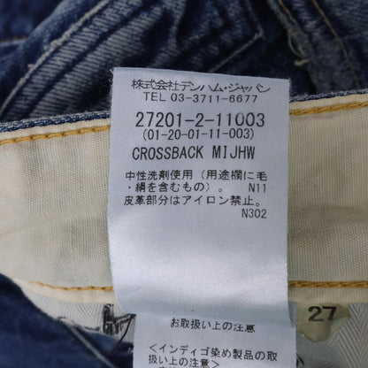 DENHAM デンハム 20年 MIJHW CROSSBACK ｷｬﾛｯﾄﾌｨｯﾄ ﾃﾞﾆﾑ ボトムス 27