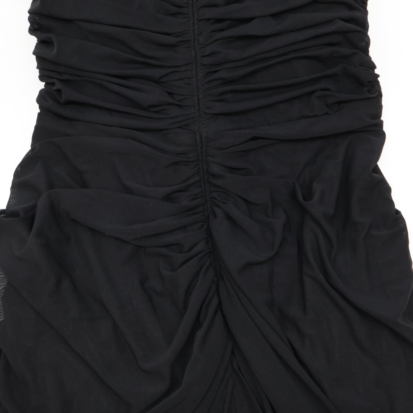 TADASHI SHOJI タダシショージ 738814LJ ブラック メッシュ ロングドレス ワンピース XS