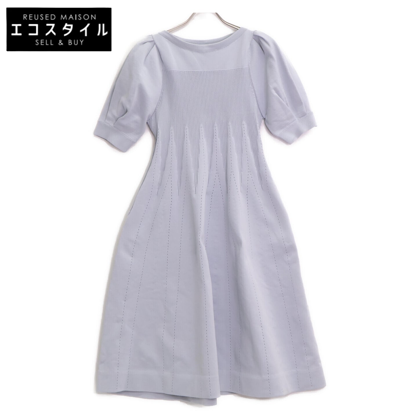 CELFORD セルフォード CWN0224080 パフスリーブ ニット ワンピース 38