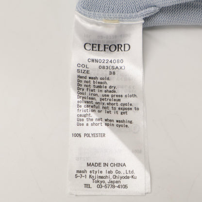 CELFORD セルフォード CWN0224080 パフスリーブ ニット ワンピース 38