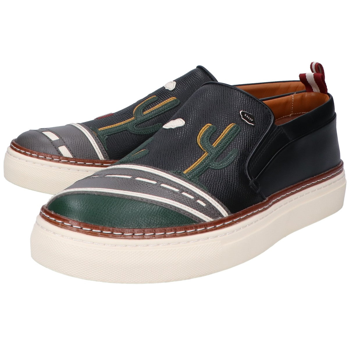 BALLY バリー 【新品同様】HERRISON-SPACE レザー サボテン スリッポン/ シューズ US 8