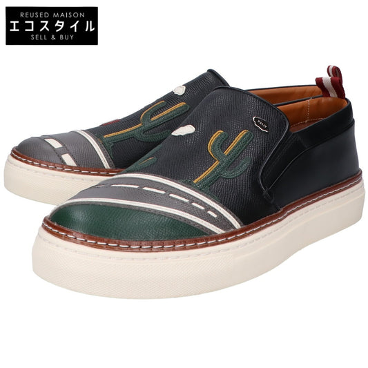 BALLY バリー 【新品同様】HERRISON-SPACE レザー サボテン スリッポン/ シューズ US 8