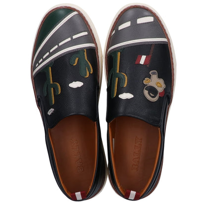 BALLY バリー 【新品同様】HERRISON-SPACE レザー サボテン スリッポン/ シューズ US 8