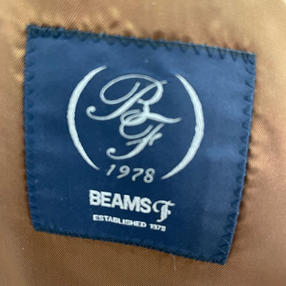 BEAMS F ビームスエフ EASY BAIRD McNUTT ﾌﾞﾗｳﾝ ﾘﾈﾝ ｿﾘｯﾄﾞ ｼﾞｬｹｯﾄ ジャケット 44