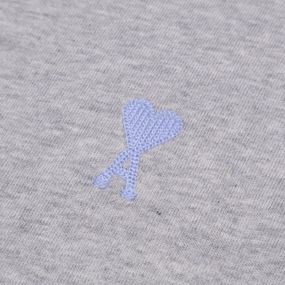 AMI PARIS アミパリス SPUTS022.726 コットン ハートロゴ刺繍 半袖Tシャツ/ トップス S