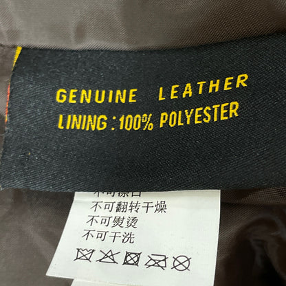 ALPHA INDUSTRIES アルファインダストリーズ ﾌﾞﾗｳﾝ ﾚﾑﾚｻﾞｰ G-1 ﾌﾗｲﾄｼﾞｬｹｯﾄ ジャケット S