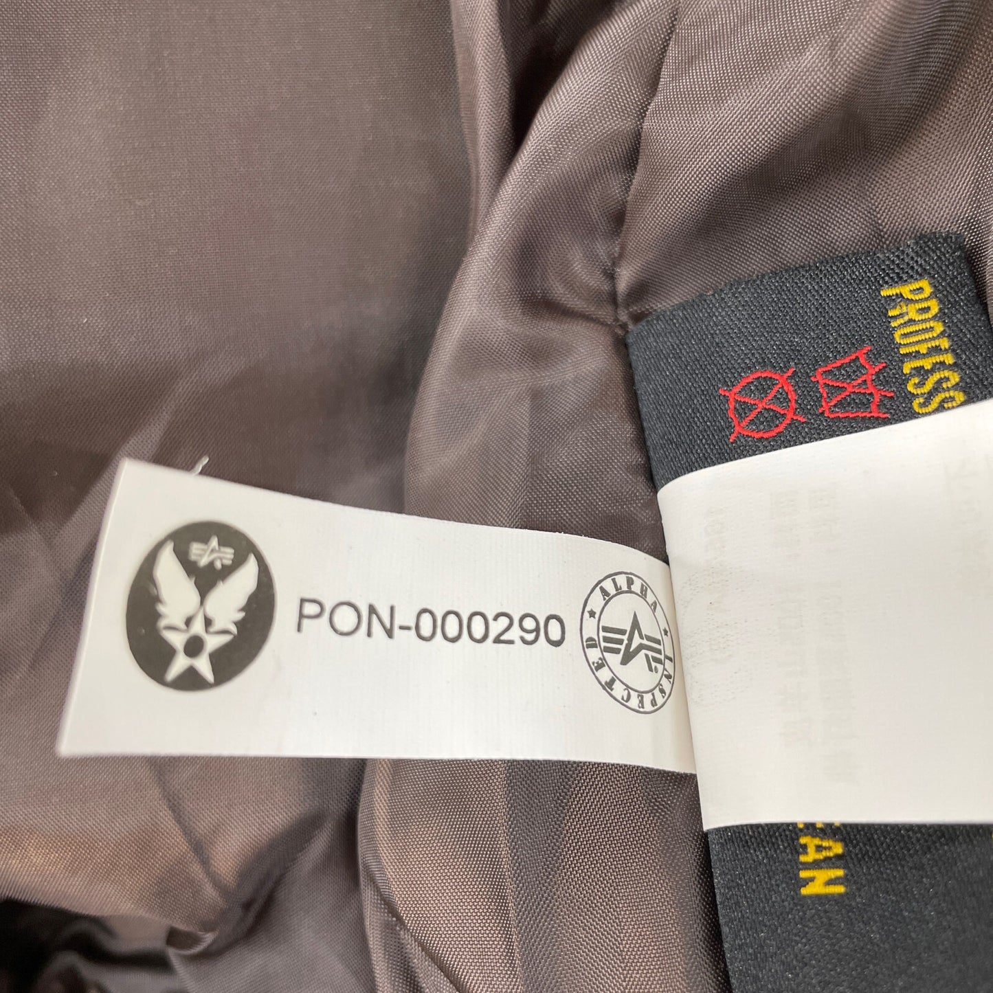 ALPHA INDUSTRIES アルファインダストリーズ ﾌﾞﾗｳﾝ ﾚﾑﾚｻﾞｰ G-1 ﾌﾗｲﾄｼﾞｬｹｯﾄ ジャケット S