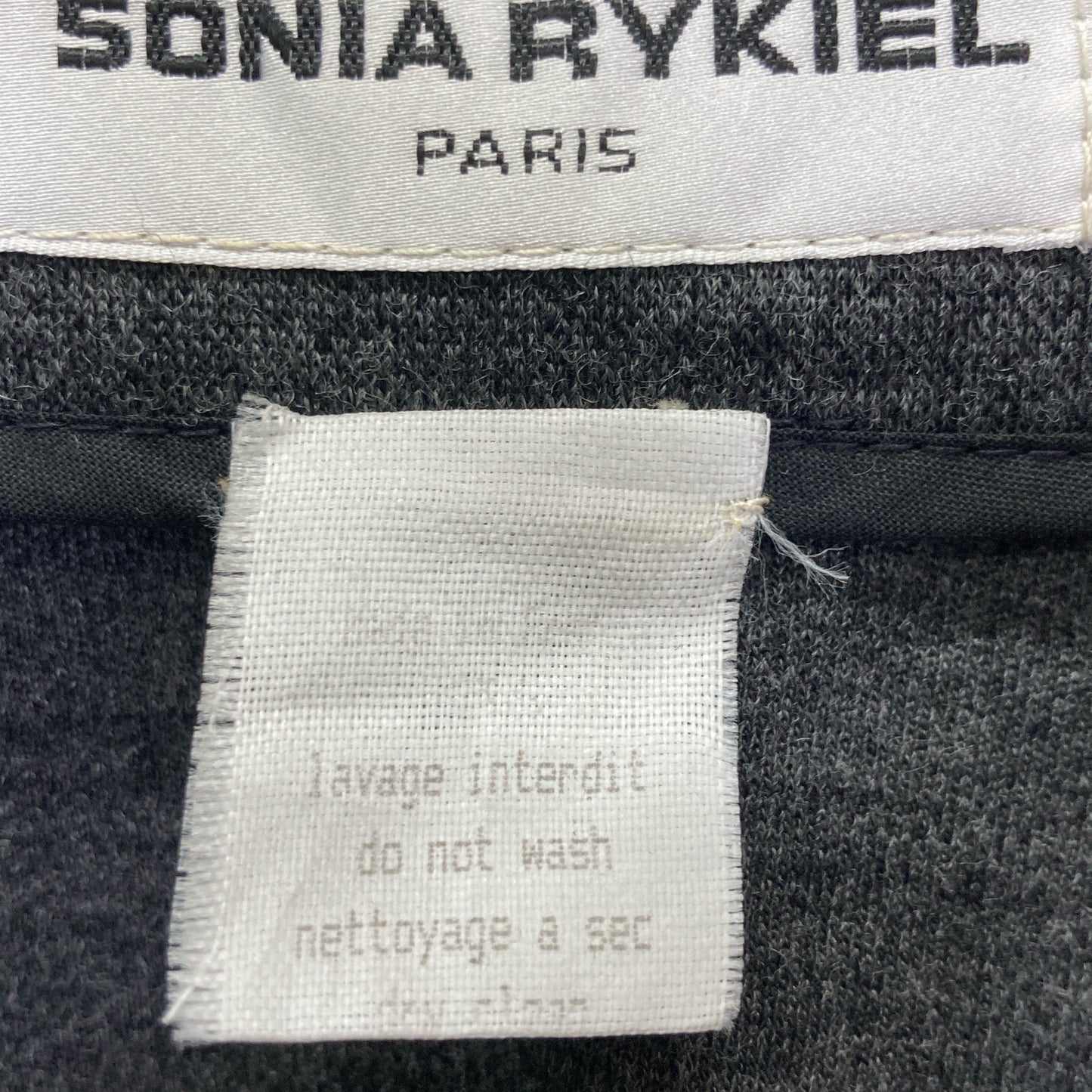 SONIA RYKIEL ソニアリキエル ｸﾞﾚｰ ｺｯﾄﾝ ﾌｧｰ ﾎﾟﾝﾁｮ ｺｰﾄ コート 36