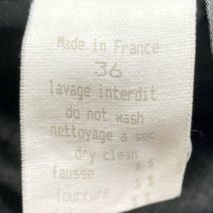 SONIA RYKIEL ソニアリキエル ｸﾞﾚｰ ｺｯﾄﾝ ﾌｧｰ ﾎﾟﾝﾁｮ ｺｰﾄ コート 36