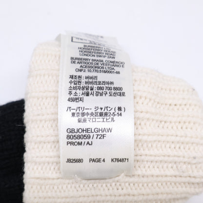 BURBERRY バーバリー 【即決/国内正規】8058059/72F カシミヤ ニット 手袋 / グローブ S/M
