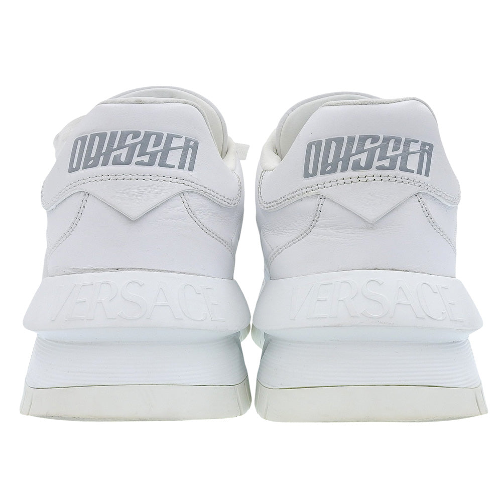 Versace ヴェルサーチ オティッセア ロ トッフ スニーカー シューズ レザー メンズ ホワイト 42 1/2 1008124 シューズ 42.5