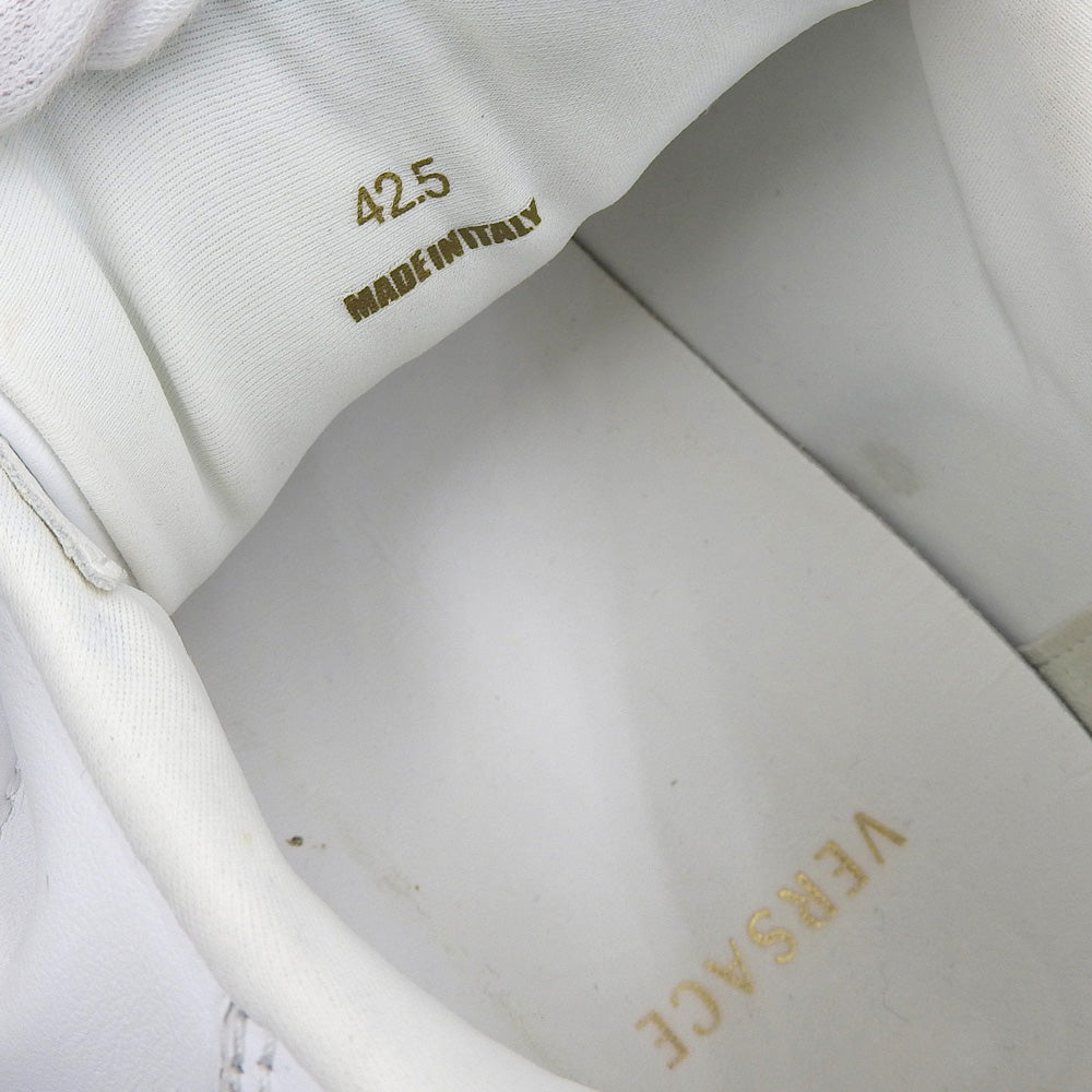 Versace ヴェルサーチ オティッセア ロ トッフ スニーカー シューズ レザー メンズ ホワイト 42 1/2 1008124 シューズ 42.5