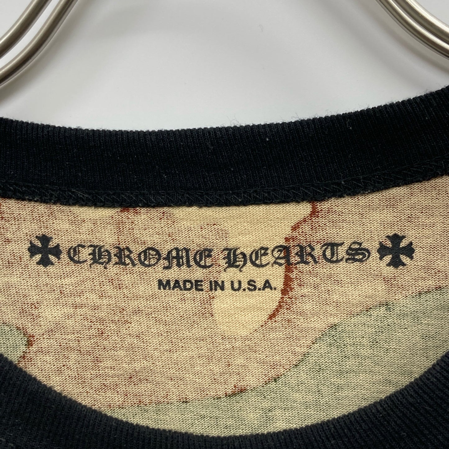 Chrome Hearts クロムハーツ Matty Boy ｶﾓﾌﾗ Caution Tｼｬﾂ トップス XL