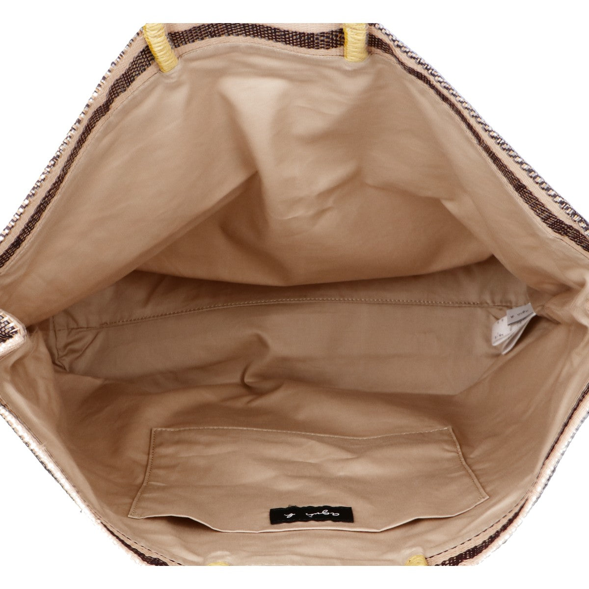 agnes b. アニエスベー MX02-03 ラフィア ボーダー トートバッグ