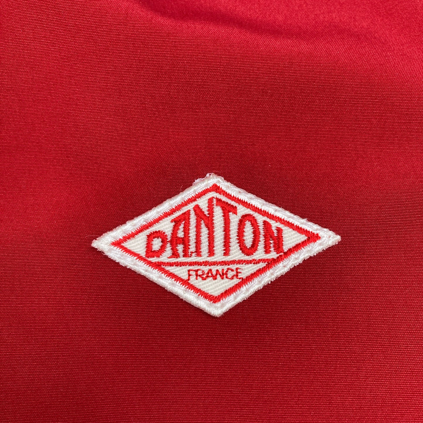 DANTON ダントン ﾚｯﾄﾞ ﾀﾞｳﾝ ﾌｰﾃﾞｯﾄﾞﾌﾞﾙｿﾞﾝ ジャケット 38