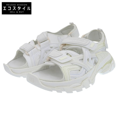 BALENCIAGA バレンシアガ 美品 Track Sandal トラック サンダル レディース ホワイト 23.0cm 617542 パンプス 35(EUR)