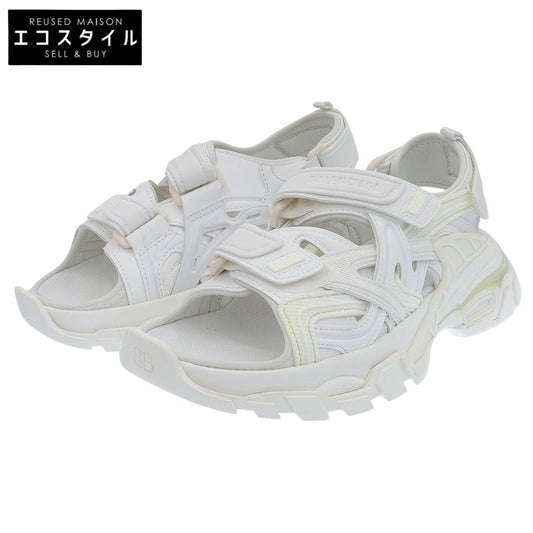 BALENCIAGA バレンシアガ 美品 Track Sandal トラック サンダル レディース ホワイト 23.0cm 617542 パンプス 35(EUR)