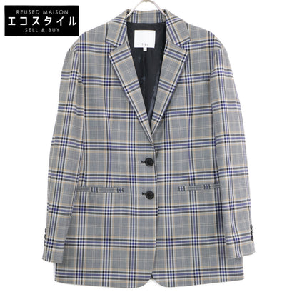 tibi ティビ 【美品】430-8250850 Oversized Checked Blazer チェック オーバーサイズ テーラード ジャケット S