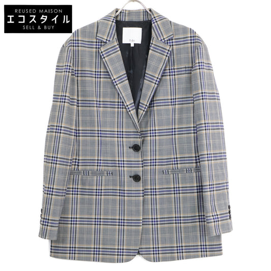 tibi ティビ 【美品】430-8250850 Oversized Checked Blazer チェック オーバーサイズ テーラード ジャケット S
