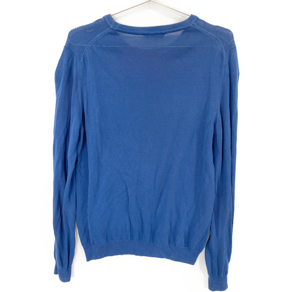 ZANONE ザノーネ 19SS 812166-ZY318 ﾌﾞﾙｰ GIRO ﾗｳﾝﾄﾞﾈｯｸ ﾛﾝｸﾞｽﾘｰﾌﾞ ｾｰﾀｰ トップス 46