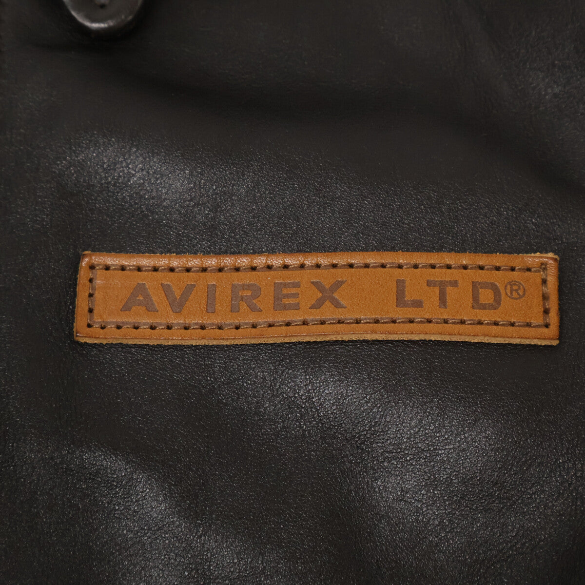 AVIREX アヴィレックス 2191000 ﾀﾞｰｸﾌﾞﾗｳﾝ A-2 ﾚｻﾞｰﾌﾗｲﾄｼﾞｬｹｯﾄ ジャケット 40