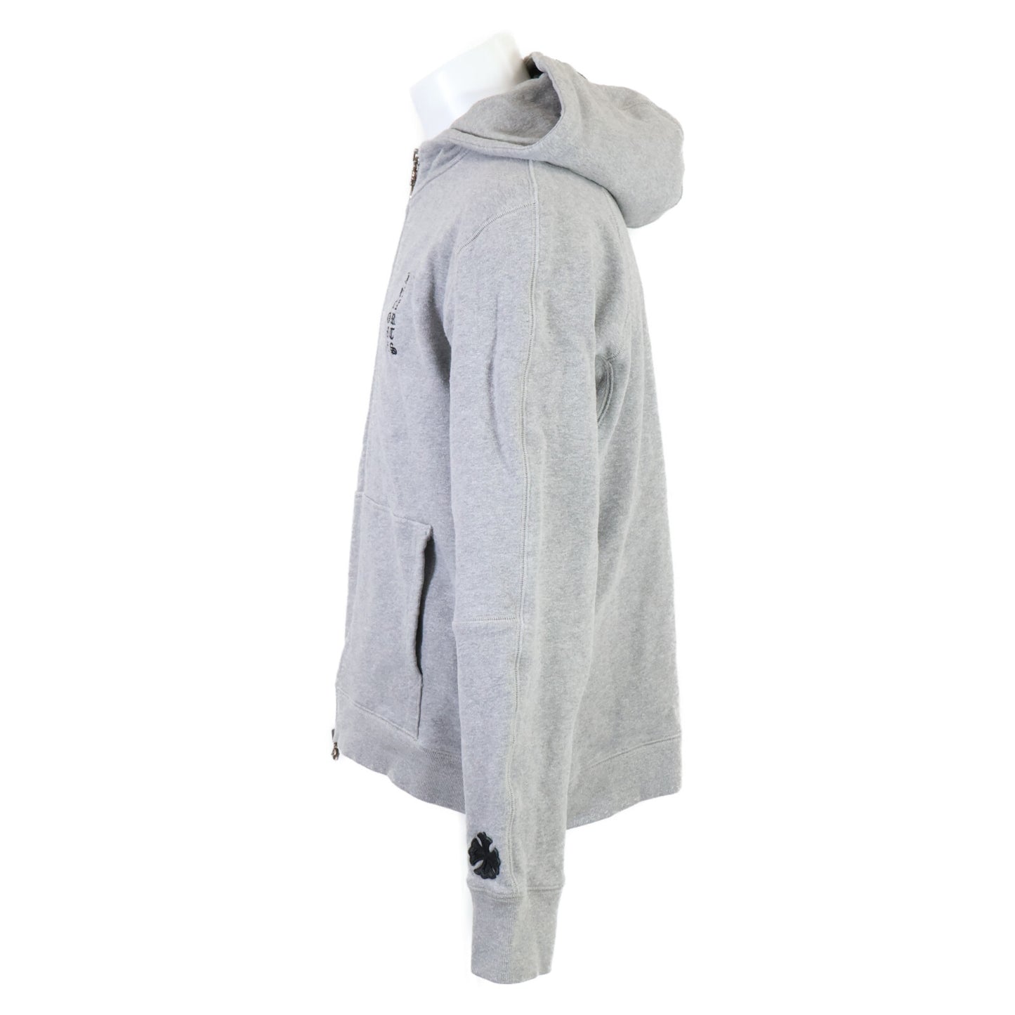 Chrome Hearts クロムハーツ Y NOT CHパッチ タガーファスナートップ ジップアップ パーカー/ トップス M