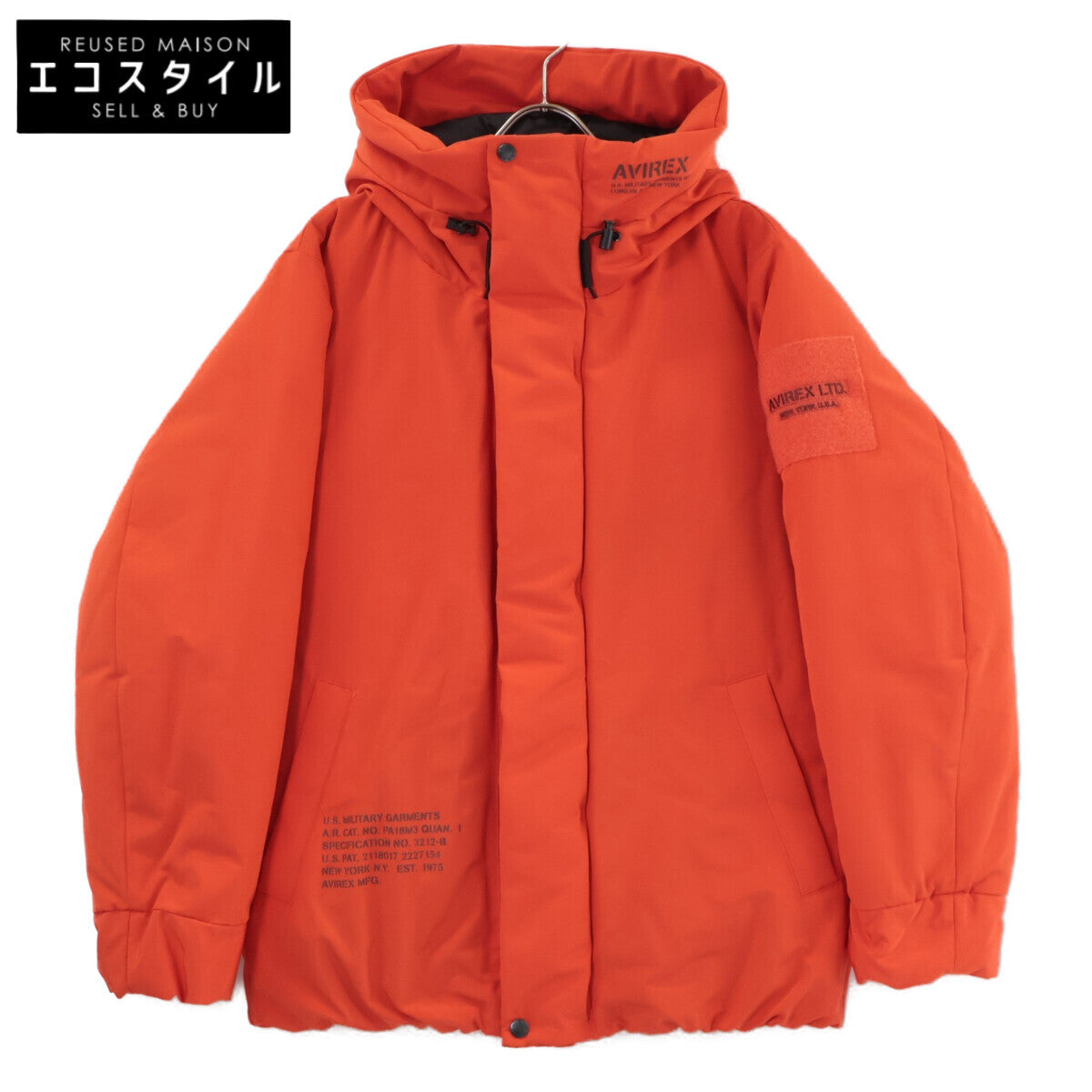 AVIREX アヴィレックス 【国内正規】783-3253003 FIELD DOWN PARKA フーディダウン ジャケット M