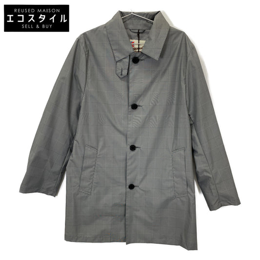 TRADITIONAL WEATHERWEAR トラディショナルウェザーウェア 31255990437 ｸﾞﾚｰ TWW ｸﾞﾚﾝﾁｪｯｸ PE ｽﾃﾝｶﾗｰｺｰﾄ コート 40