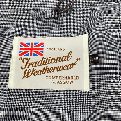 TRADITIONAL WEATHERWEAR トラディショナルウェザーウェア 31255990437 ｸﾞﾚｰ TWW ｸﾞﾚﾝﾁｪｯｸ PE ｽﾃﾝｶﾗｰｺｰﾄ コート 40