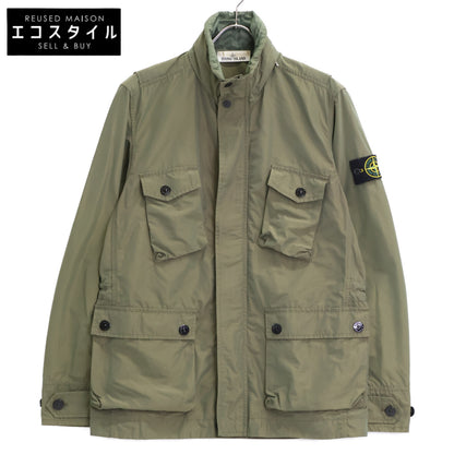 STONE ISLAND ストーンアイランド 741540922 ｸﾞﾘｰﾝ 21SS ﾅｲﾛﾝ ﾚｯﾌﾟｽﾌｨｰﾙﾄﾞｼﾞｬｹｯﾄ ジャケット M