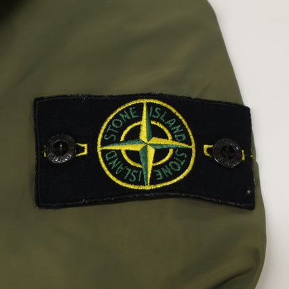 STONE ISLAND ストーンアイランド 741540922 ｸﾞﾘｰﾝ 21SS ﾅｲﾛﾝ ﾚｯﾌﾟｽﾌｨｰﾙﾄﾞｼﾞｬｹｯﾄ ジャケット M